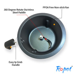 Ropot - Inner Pot with Paddle - free shipping -  Included when purchase Ropot